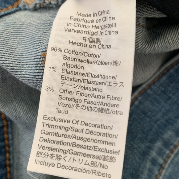 MADEWELL HIGH-RISE DENIM SHORTS WITH EXPOSED BUTTON FLY - Picture 6 of 6